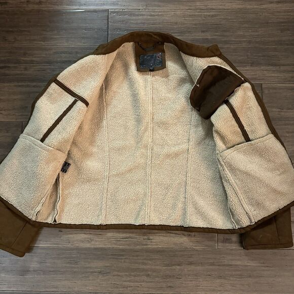 GUESS Jeans Vintage Brown Jacket - Men's Large - Picture 3 of 11
